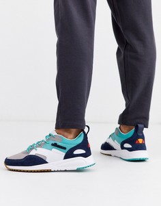 Темно-синие кроссовки на массивной подошве Ellesse potenza-Темно-синий