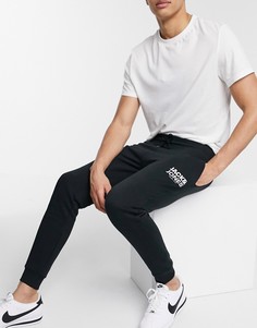 Джоггеры с кромкой манжетом Jack & Jones Core-Черный
