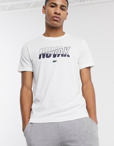 Футболка с логотипом Lacoste-Белый