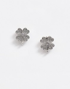 Серьги-гвоздики Ted Baker Hiila Clover-Серебряный