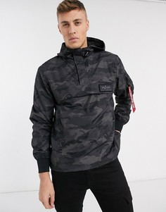 Нейлоновый анорак Alpha Industries-Черный