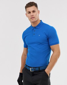 Голубое классическое поло Calvin Klein Golf-Синий