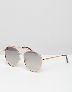 Солнцезащитные очки-авиаторы Quay Australia-Золотой