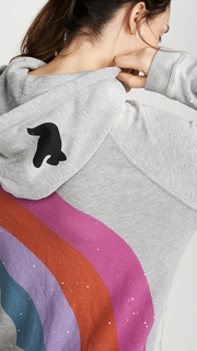 FREECITY Rainbow Jump Pullover Hoodie