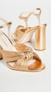 Loeffler Randall Cece High Heel Knot Ankle Strap Sandals