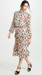 Saloni Isa Ruffle Dress