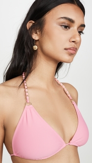 Jonathan Simkhai Chain Triangle Bikini Top