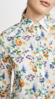 R13 3/4 Sleeve Cowboy Dress