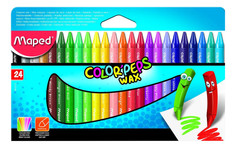 Набор восковых мелков COLORPEPS Wax 24 шт. Maped