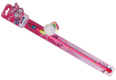 Игрушка для кошек DEZZIE Белый шар дразнилка, текстиль, пластик, 46см