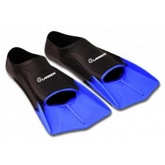 Ласты укороченные силиконовые Larsen 6975 черн/син, размер 42-44