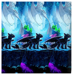 Покрывало стеганое Непоседа НЕОН Как приручить дракона 145х200см Flexo Universal