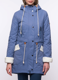 Парка женская DizzyWay 19329 Джанет синяя 58 RU
