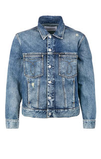 Куртка джинсовая мужская Calvin Klein Jeans синяя 54
