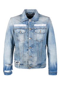 Куртка джинсовая мужская DIESEL синяя 50