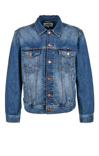 Куртка джинсовая мужская Wrangler синяя 44