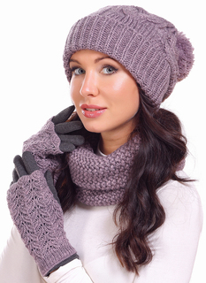 Шапка женская Siberika 1012/6 розовая 54-56