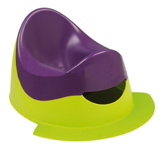Горшок детский Bebe Confort С подножкой зеленый /фиолетовый