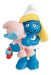 Фигурка персонажа The Smurfs Гномик с малышом Schleich