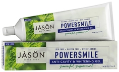 Зубная паста Jāsön PowerSmile Anti Cavity Fluoride Tooth Gel 170 г Jason