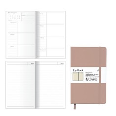 Ежедневник недатированный "JOY BOOK" А5, 136л, ЕКДБ51913602 Канц Эксмо