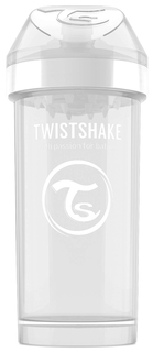 Поильник Twistshake "Kid Cup", цвет: белый (Diamond), 360 мл