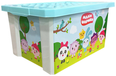 LITTLE ANGEL Детский ящик для хранения игрушек Малышарики, 17 л LA1128