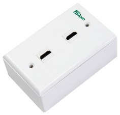 Розетка HDMI 2 входа с коробом /AOpen/ Vconn