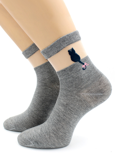 Носки женские Hobby Line серые 36-40