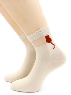 Носки женские Hobby Line коричневые 36-40