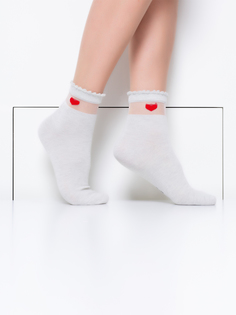 Носки женские Hobby Line серые 36-40