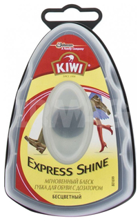 Губка для обуви Kiwi express с дозатором бесцветная