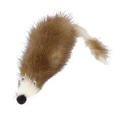 Игрушка для кошек Xody, Мышь норка M, из натуральной норки, 5х5х5см