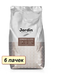 Кофе в зернах Jardin Espresso Gusto коробка 6 шт по 1000 г