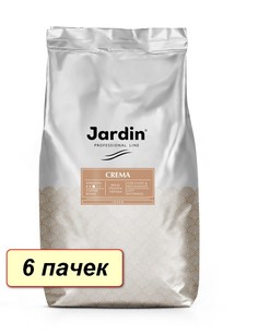 Кофе в зернах Jardin Crema коробка 6 шт по 1000 г