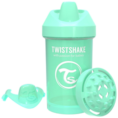 Поильник Twistshake "Crawler Cup", цвет: пастельный зелёный (Pastel Green), 300 мл