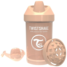 Поильник Twistshake "Crawler Cup", цвет: пастельный бежевый (Pastel Beige), 300 мл