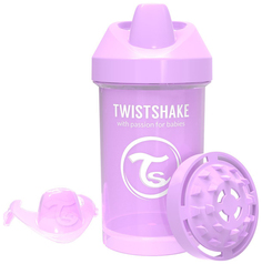 Поильник Twistshake "Crawler Cup", цвет: пастельный фиолетовый (Pastel Purple), 300 мл