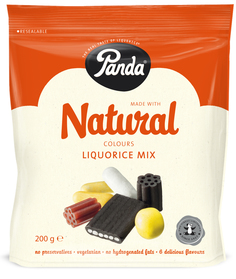 Конфеты лакричные Natural Panda ассорти 200 г