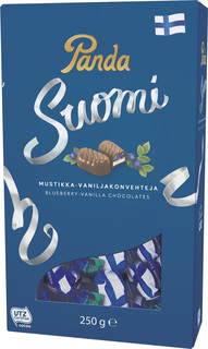 Конфеты шоколадные Suomi Panda с начинкой 250 г