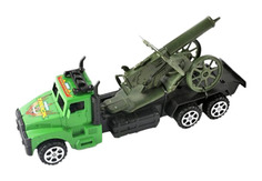 Игровой набор "Военный грузовик с зенитной установкой" Shantou