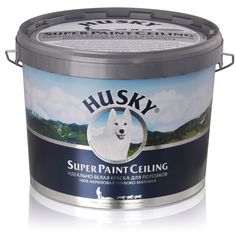 Краска HUSKY SUPER PAINT CELING потолочная 10л
