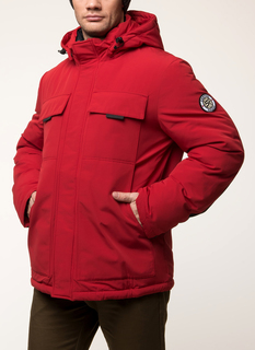 Пуховик мужской Snowimage SICBM-N108 красный 48 RU