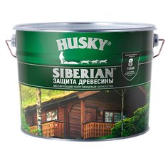 Пропитка для дерева HUSKY SIBERIAN полуглянцевая дуб 9л