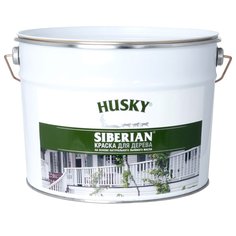 Пропитка для дерева HUSKY SIBERIAN белая 9л База А