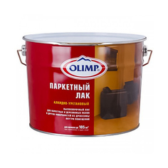 Лак OLIMP паркетный п/матовый 9л