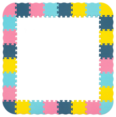 Набор бортиков-бордюров для ковриков-пазлов Funkids серии NT (расцветка 08), 16 частей