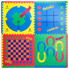 Коврик-пазл 24" Funkids "Игровой Центр 4 в 1", серия NT, толщина 15 мм, 4 плиты