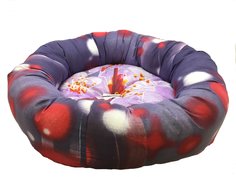 Лежак для собак и кошек Xody Ватрушка Эконом №1, 50х50х15 см