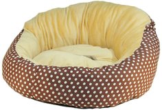 Лежак для собак и кошек Xody Подиум, мех, 50х50х15 см